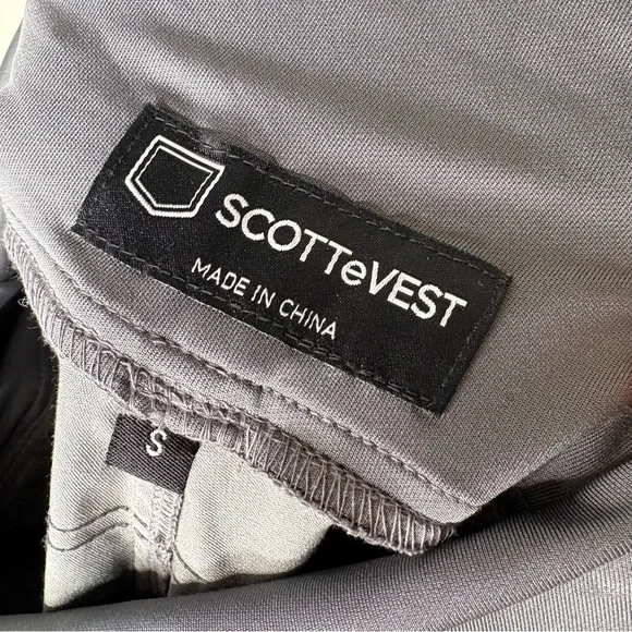 SCOTTeVest Margaux Cargaux Travel Pants Gray Size Small Versatile Pants - Picture 11 of 12
